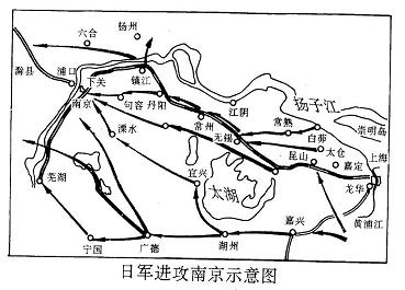 南京保卫战示意图图片