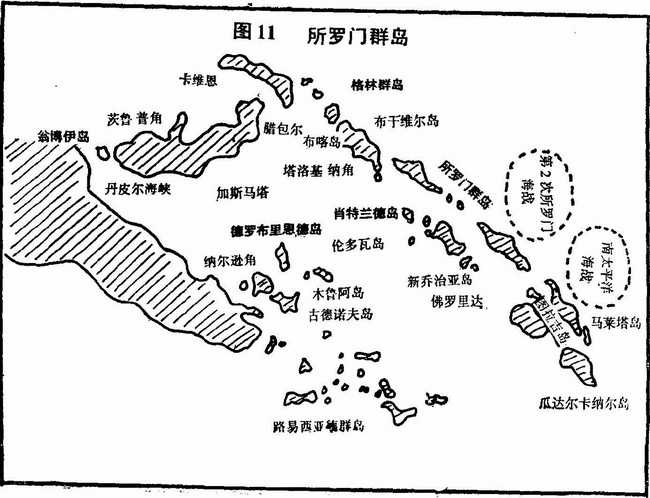 所罗门群岛地图位置图片